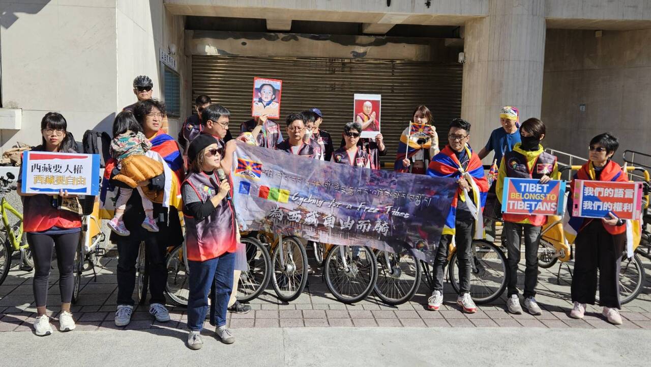 Manifestation Free Tibet comémorant le 65e anniversaire du soulèvement tibétain (phoho Rti/Liu)