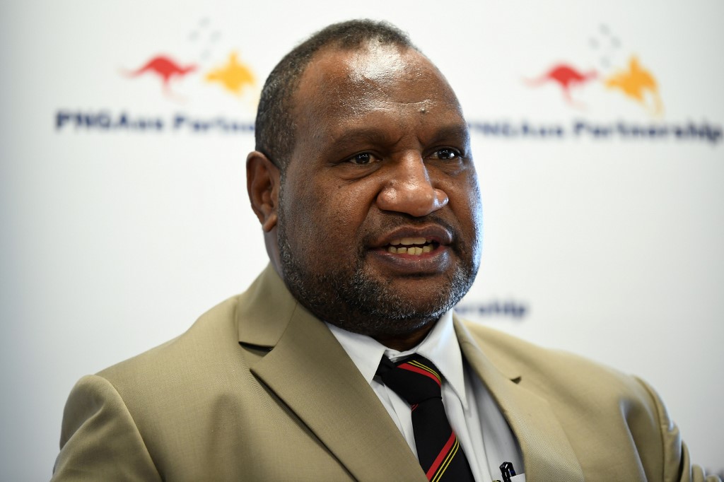 Le Premier ministre de PNG James Marape (Image : AFP)