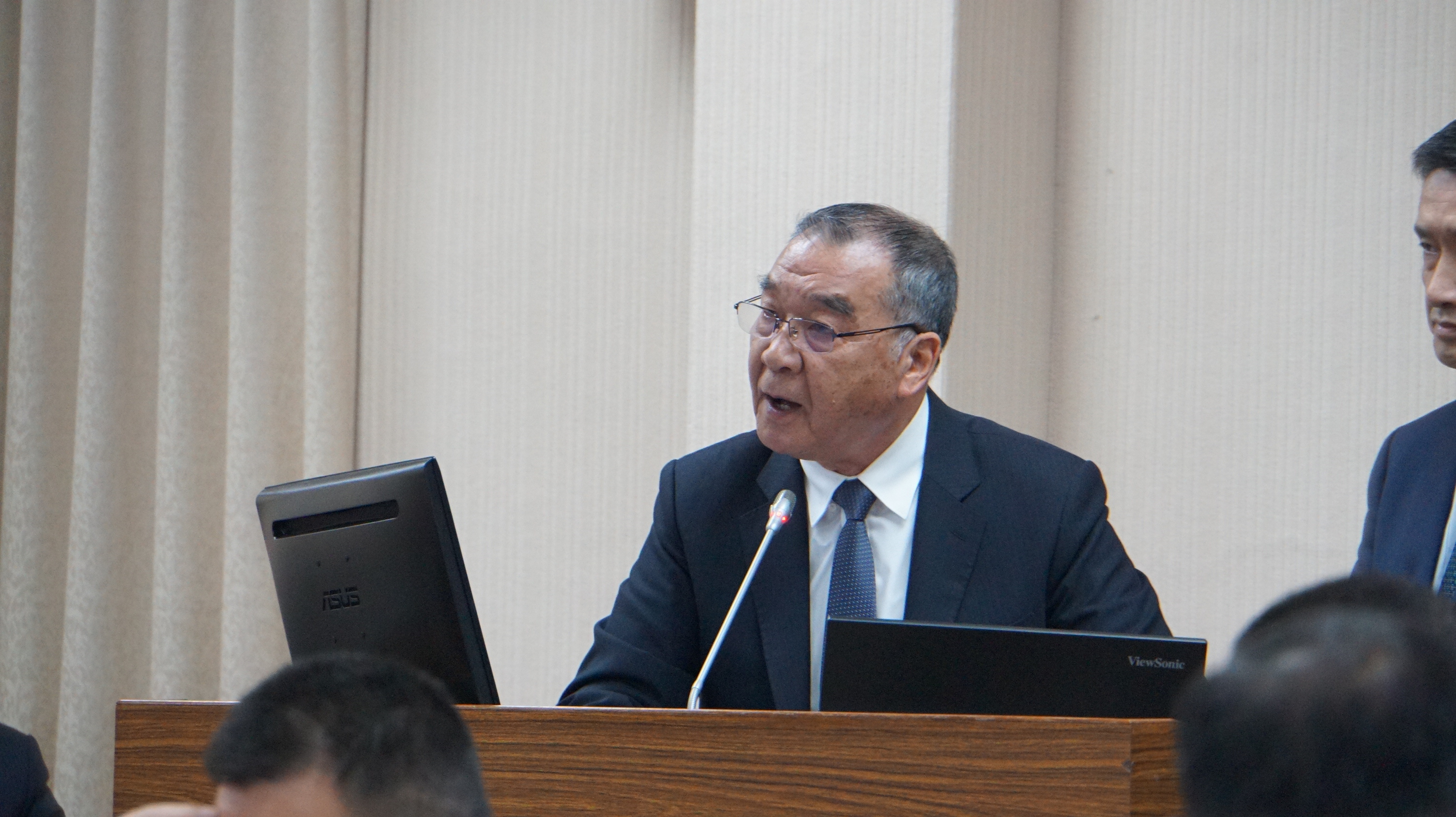 Le ministre de la Défense taïwanais Chiu Kuo-cheng (邱國正) (Image : Rti)