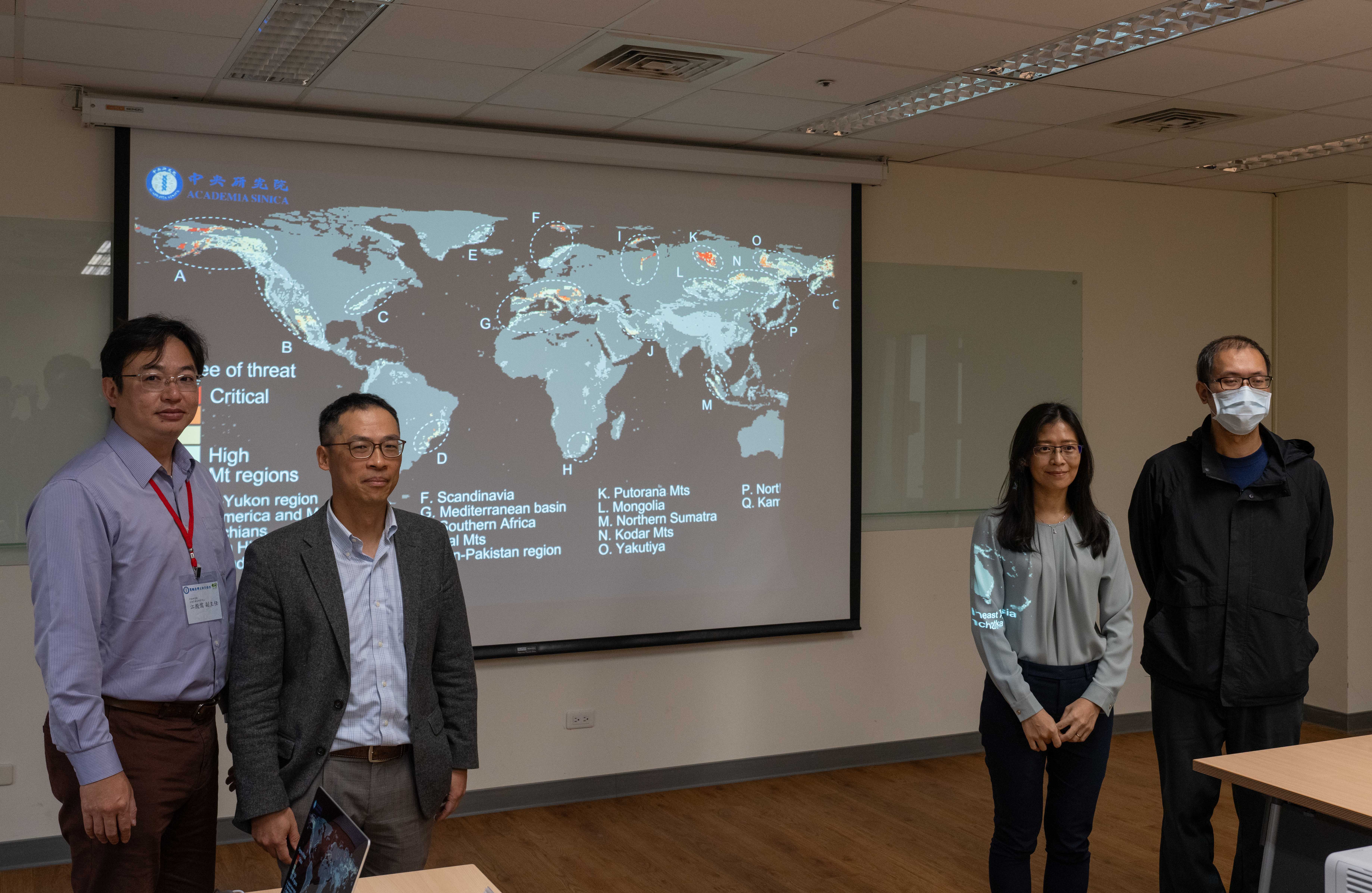 Une étude scientifique documente le changement climatique de 17 zones montagneuses (fourni par l'Academia Sinica)