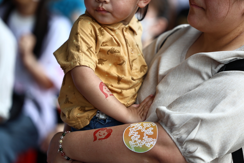 Manifestation en avril de cette année pour la protection des droits des enfants (photo CNA)