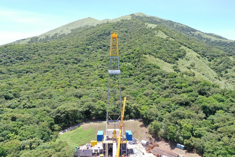 Les monts Datun font partie des lieux qui semblent les plus propices à l'expoitation de la géothermie (photo CNA)
