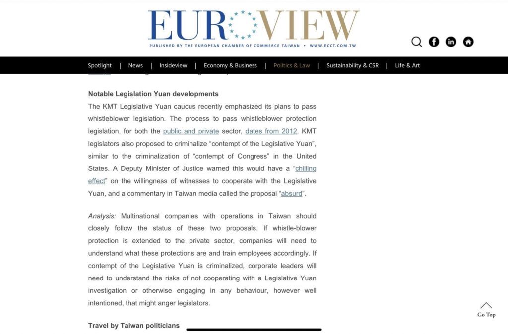 L'article de l'Euroview consacré à la clause 