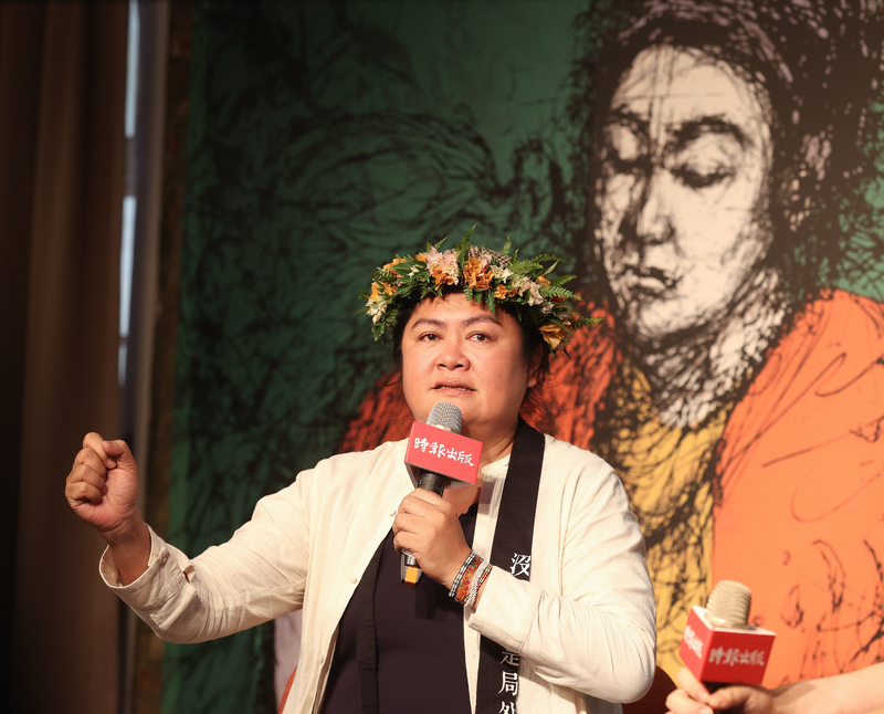 La chanteuse autochtone Panai qui a protesté plus de sept ans près du palais présidentiel pour le rétablissement des terres ancestrales (photo : CNA)