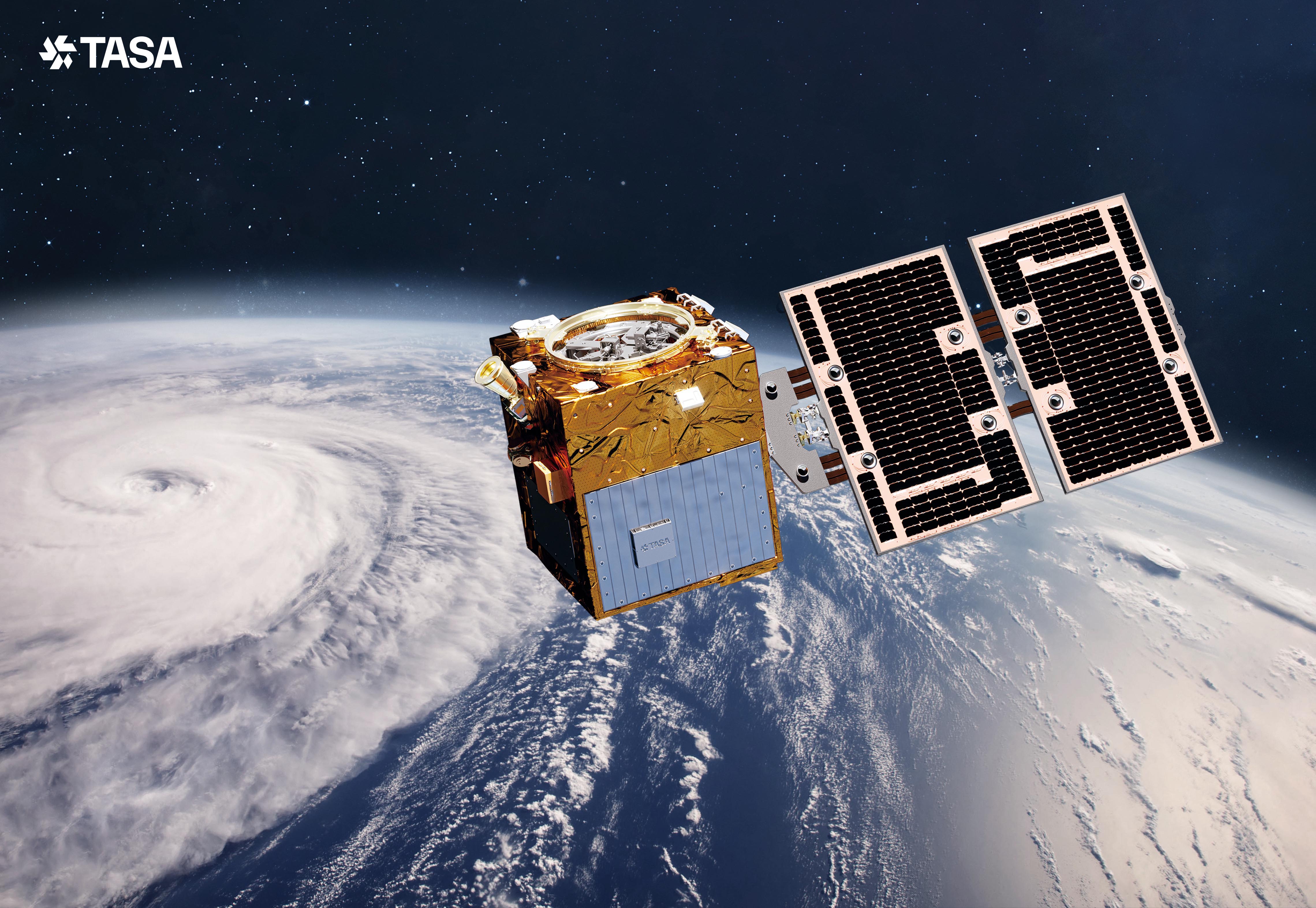 Une image de simulation du satellite Triton (Photo fournie par l'agence spatiale)