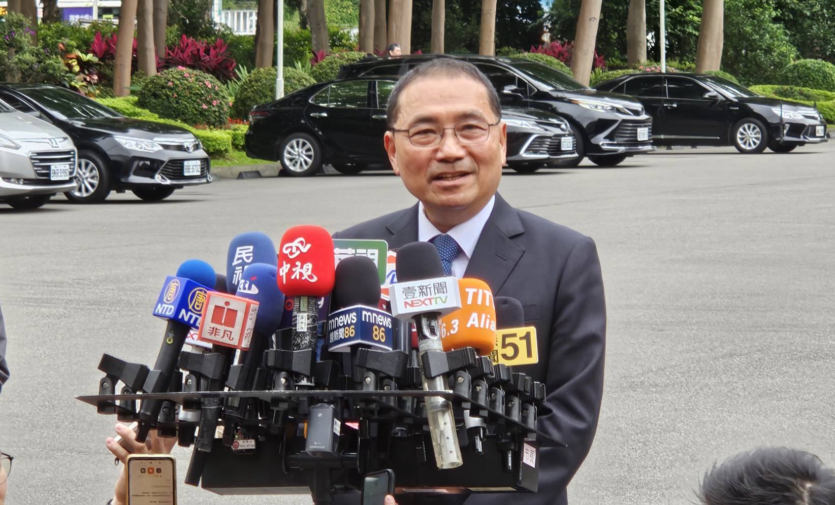 Le maire du Nouveau Taipei Hou Yu-ih (侯友宜) (Image : RTI)