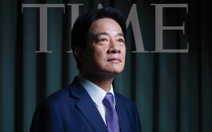 Lai Ching-te sur la couverture de Time (Photo CNA)