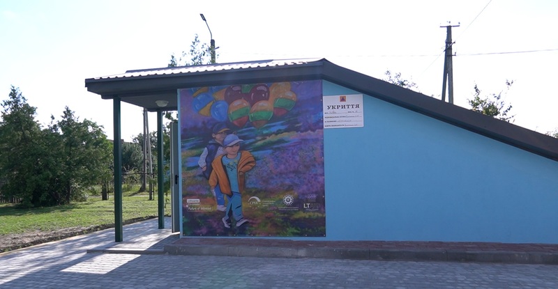 Un abri anti-aérien construit par Taïwan en collaboration avec la Lituanie à Kiev (Photo CNA)