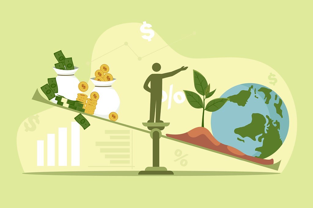 Echanges de quaotas carbone (image d'illustration, Freepik)
