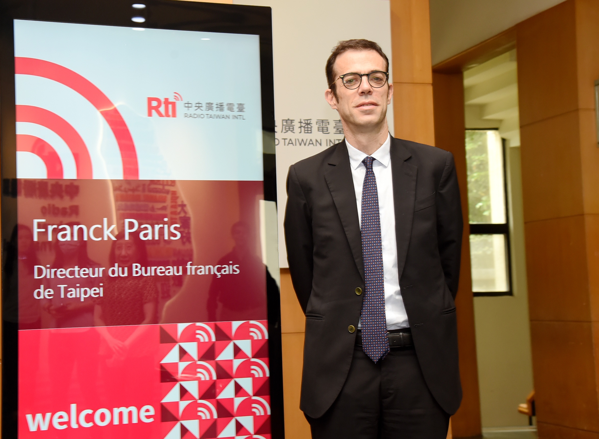 Franck Paris, directeur du Bureau français de Taipei (photo : RTI)