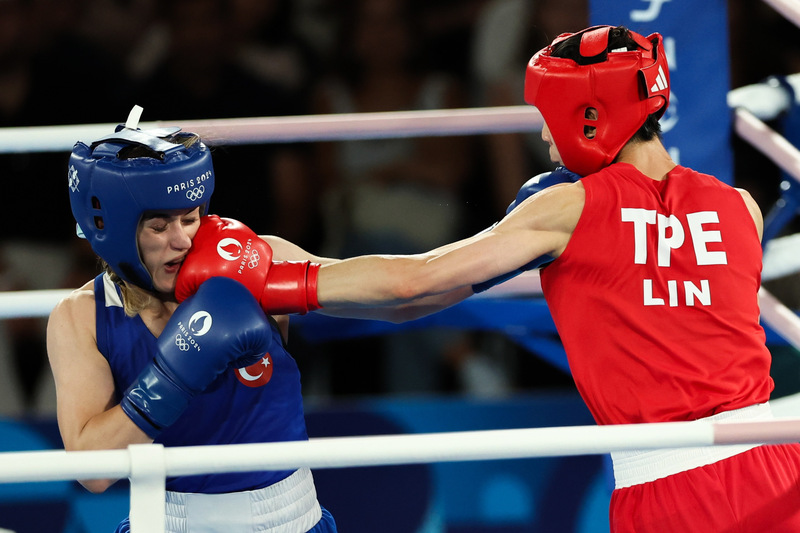Lin Yu-ting remporte la demi-finale face à la Turque Esra Yildiz Kahraman (Photo CNA)