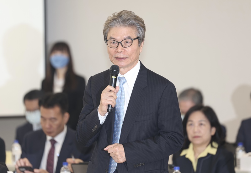 Le président de TPEx, Philip Chen (陳永誠) (Image : archive CNA)