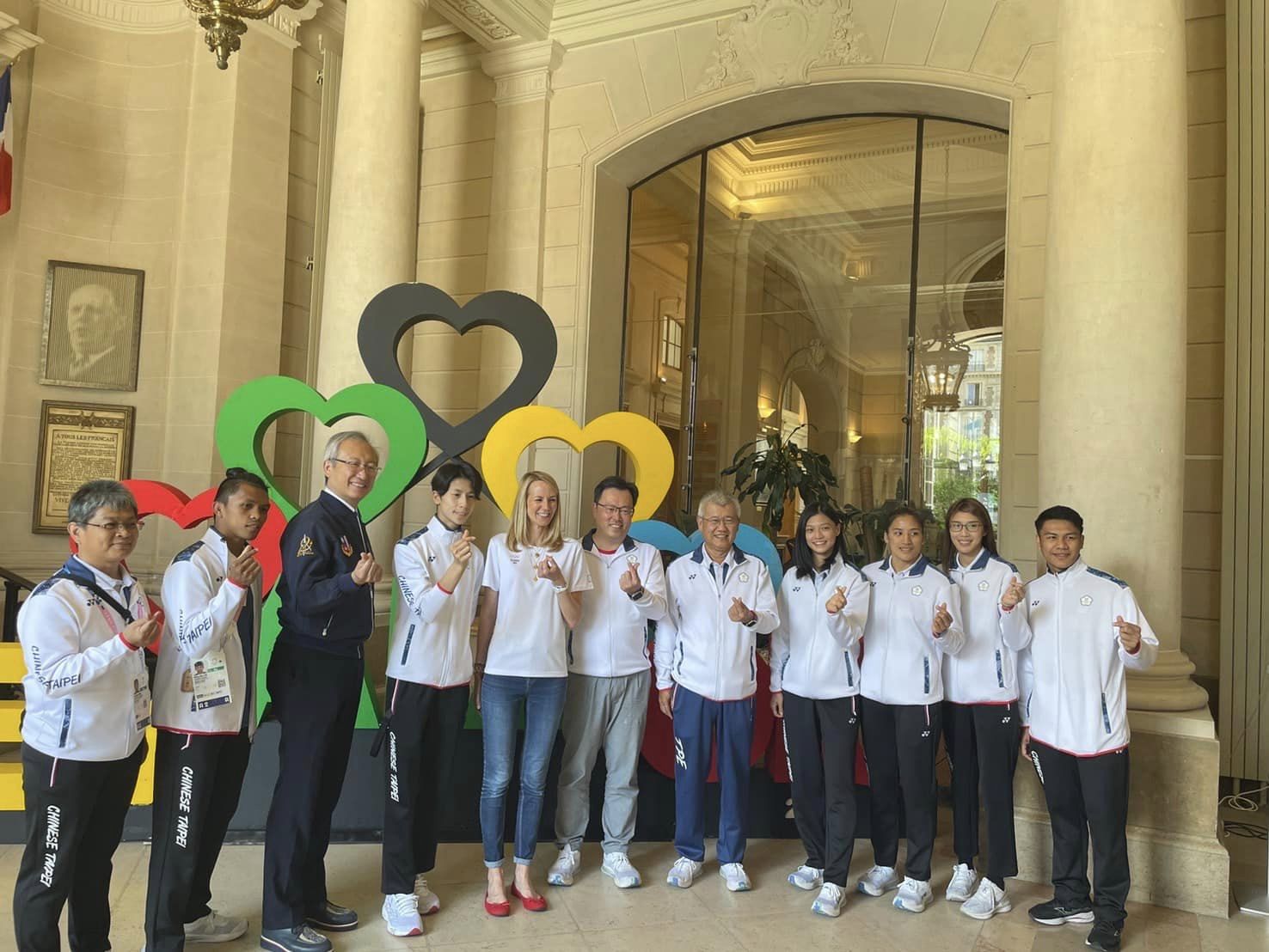 JO : l'équipe taiwanaise de boxe en visite à Levallois (Image: Page Facebook de Taïwan en France)