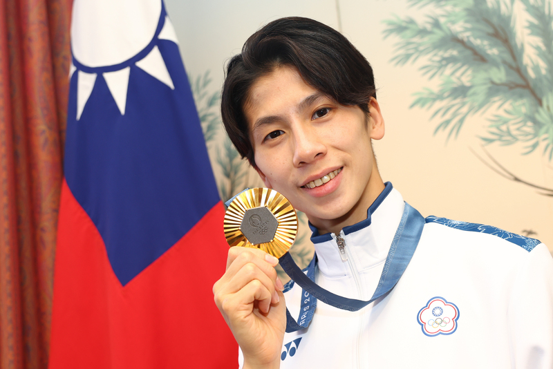 Lin Yu-ting, médaillée d'or olympique (Photo CNA)