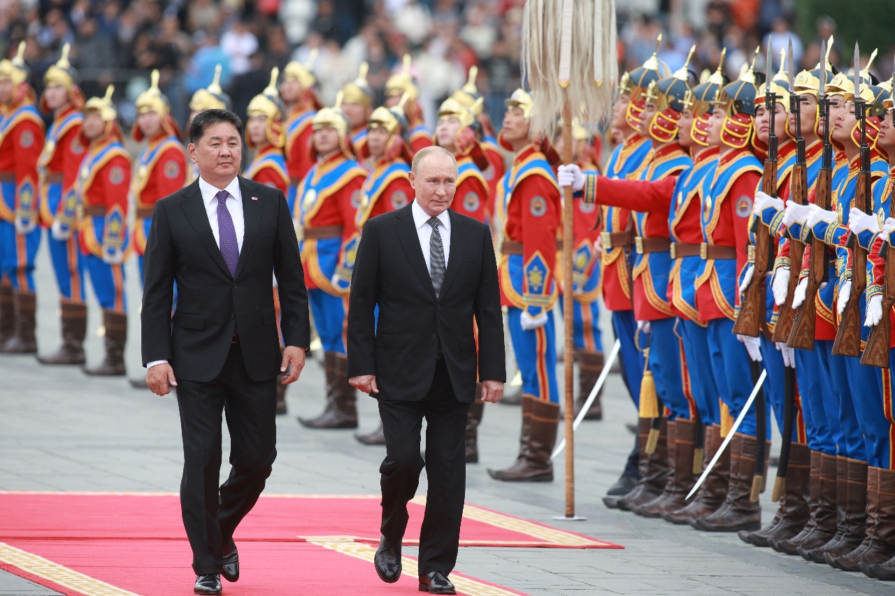 Visite du président russe Vladimir Poutine en Mongolie (Image : AFP)