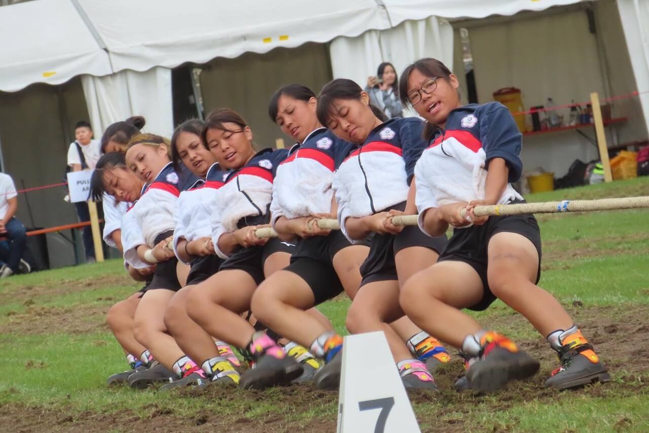 Une équipe taïwanaise en épreuve des championnats du monde en Allemagne (photo, association du tir à la corde de Taïwan)