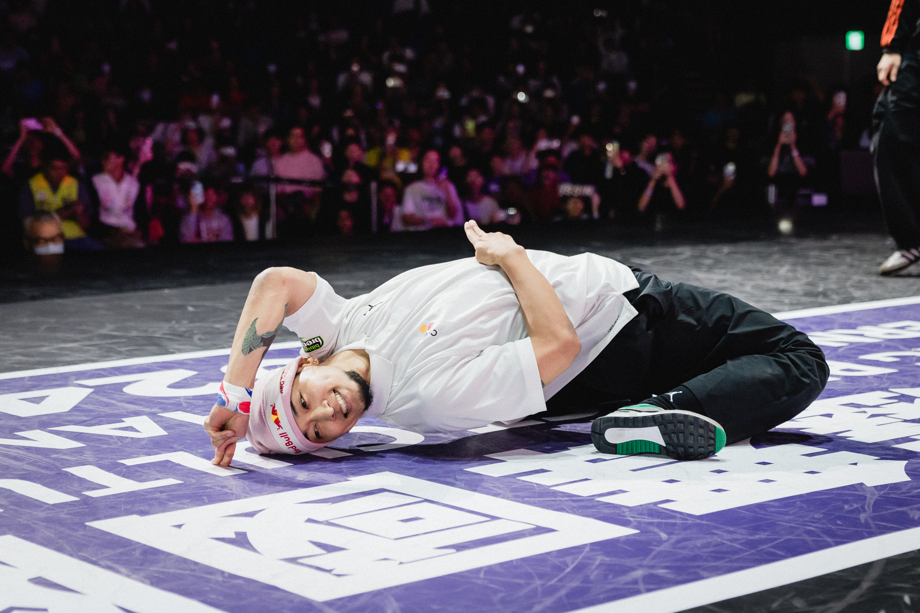 Le B-boy Hong 10 lors du Kaohsiung Respect Culture Breaking International Championship (Image : aimable crédit du Kaohsiung Respect Culture Breaking International Championship)