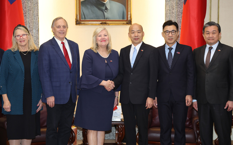 Délégation américaine au Yuan législatif (photo CNA)