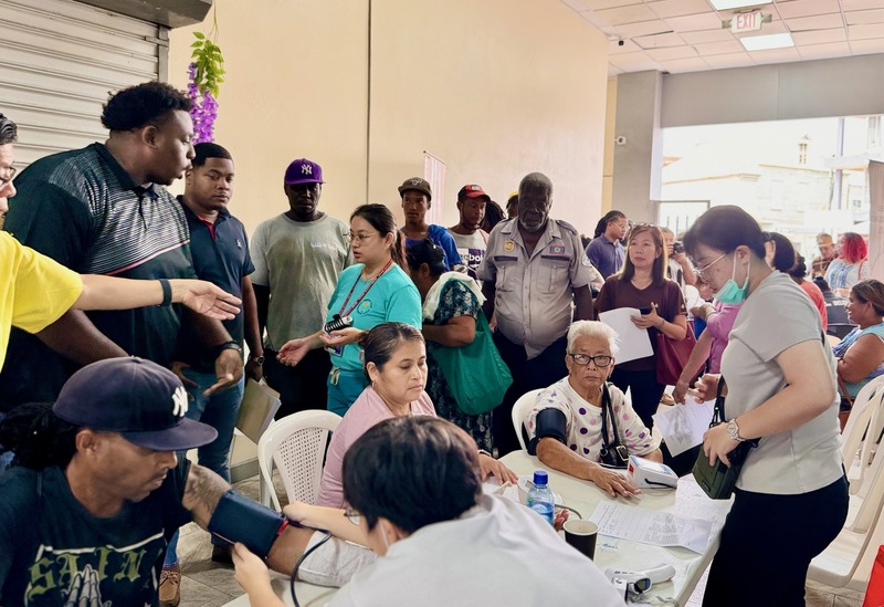 Médecins taïwanais au Belize (photo CNA)