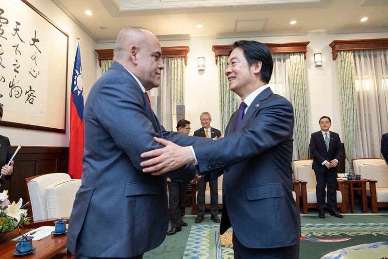 La délégation sénatoriale paraguayenne reçue par le président Lai Ching-te (Image : palais présidentiel)