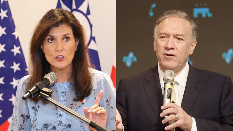 Nikkie Haley et Mike Pompeo (CNA)
