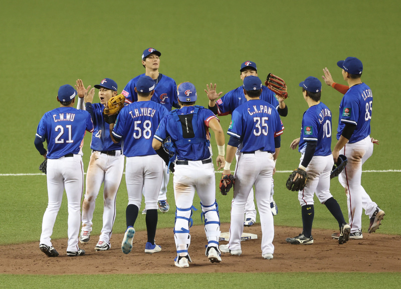 Débuts réussis pour Taïwan au WBSC Premier 12 au Taipei Dome avec une deuxième victoire d'affilée (photo CNA)