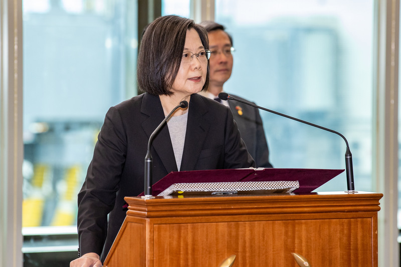 L'ex-présidente Tsai ing-wen prévoit de se rendre au Canada la semaine prochaine (Image : CNA)