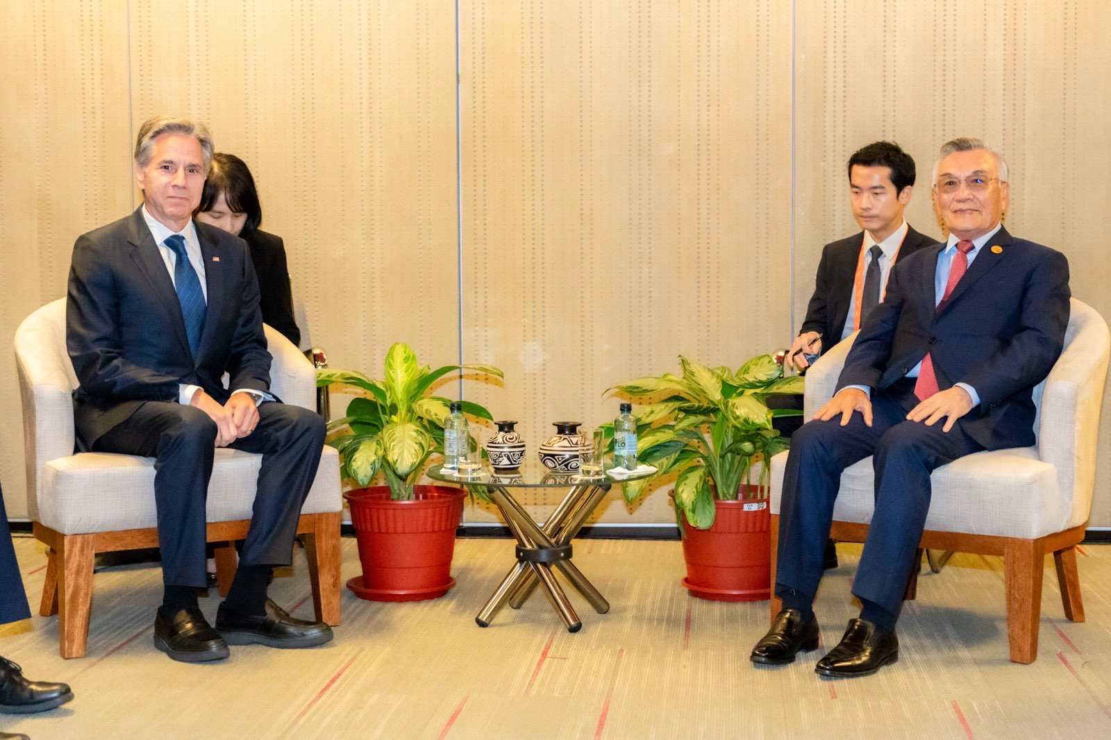 Lin Hsin-i et Antony Blinken (Photo APEC)