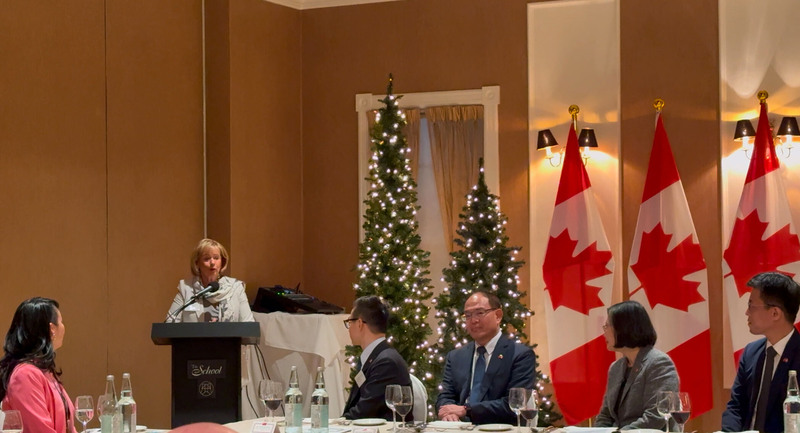La député canadienne Judy Sgro salue la visite de Tsai Ing-wen au Canada (Photo CNA)