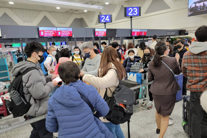 L'Aéroport international de Taoyuan face au pic de voyages de fin d'année (photo CNA)