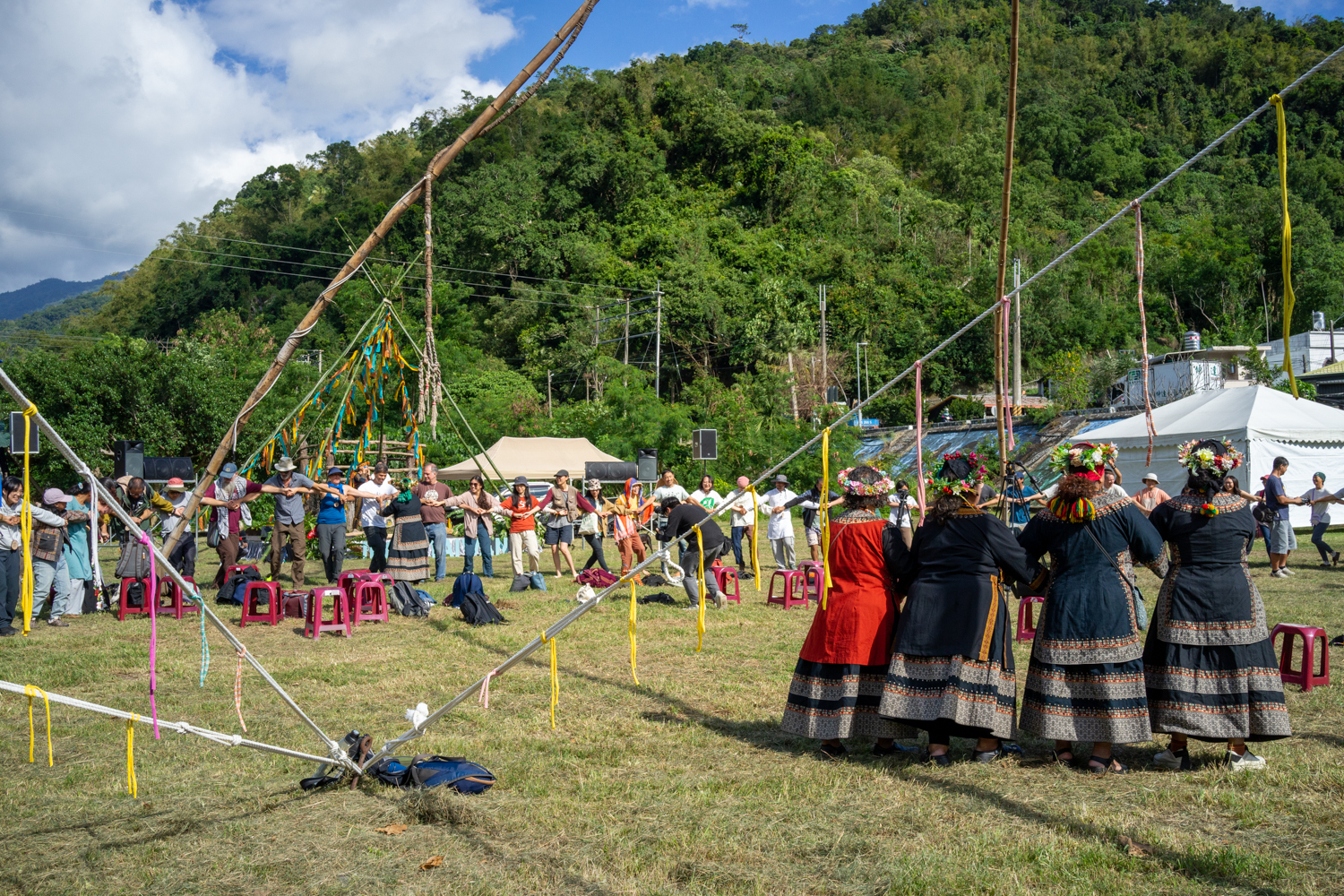 Le village de Taromak a accueilli la Convergence Internationale de Permaculture en décembre 2024 (photo : Sasa)