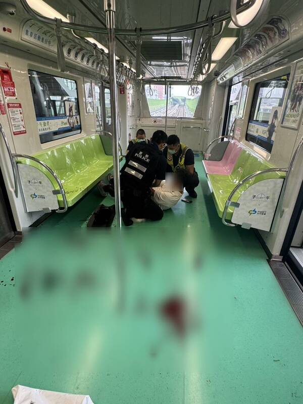L'auteur de l'attaque au couteau dans le métro de Taichung condamné à 10 ans de prison (Image : CNA)