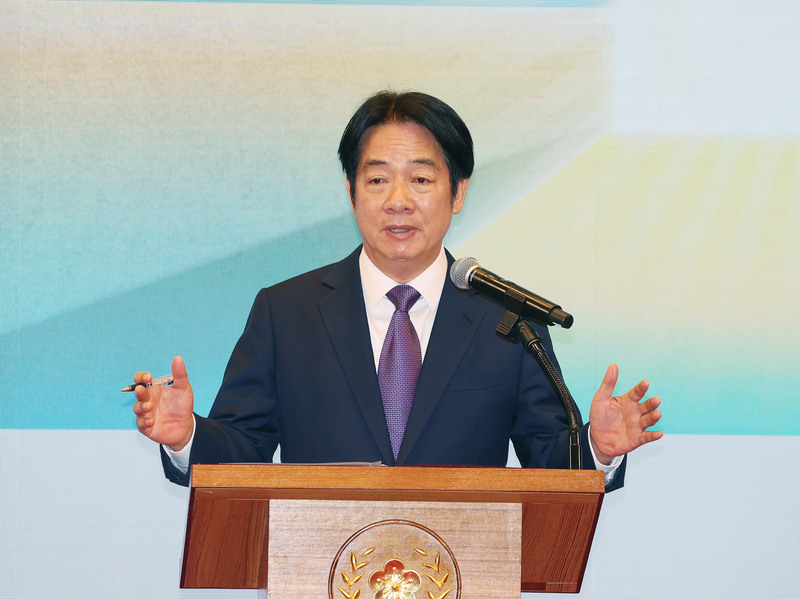 Le président de la République Lai Ching-te ( photo CNA)