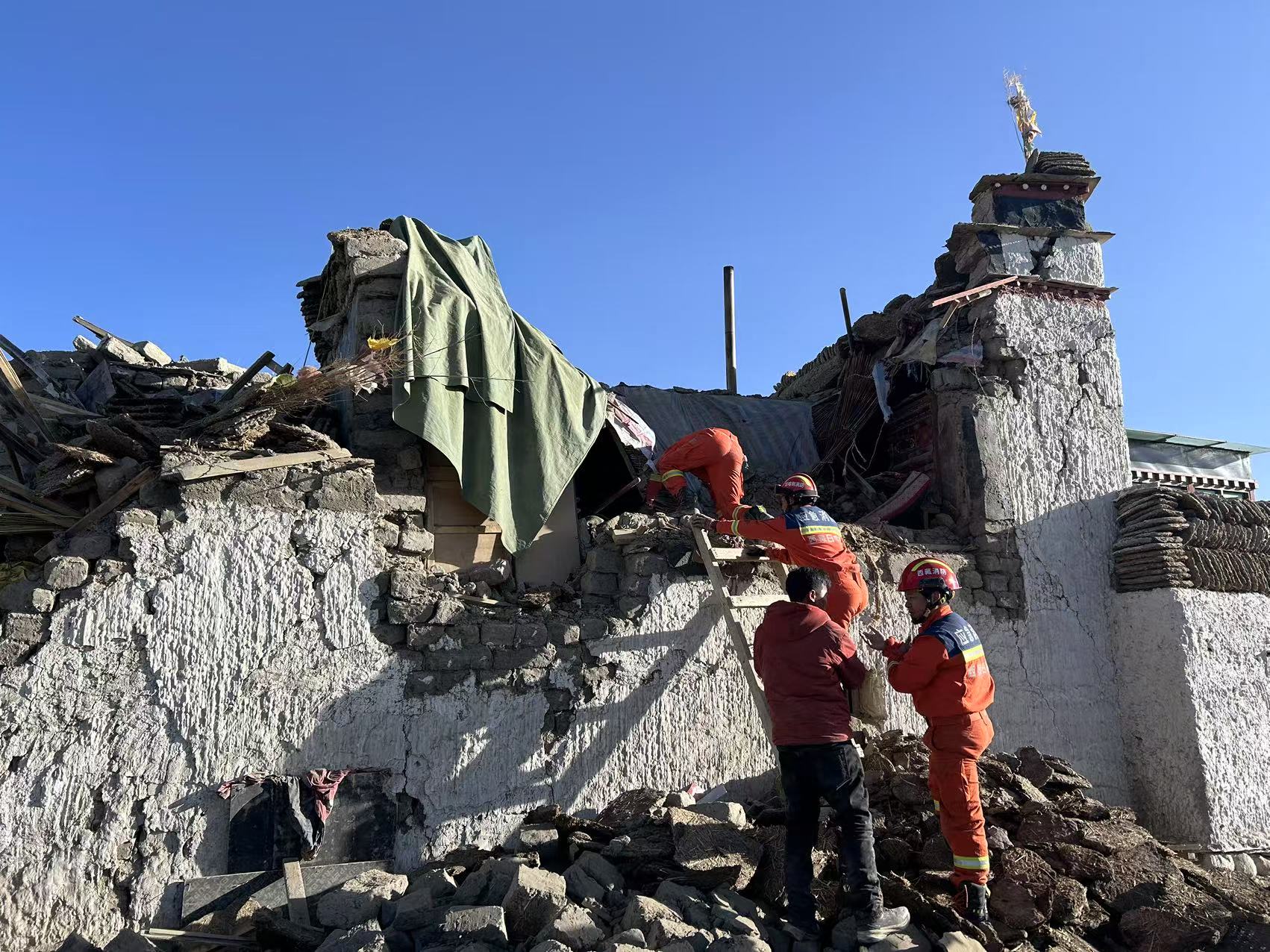 Un fort séisme a touché le Tibet en ce 7 janvier 2005 (photo : AFP)
