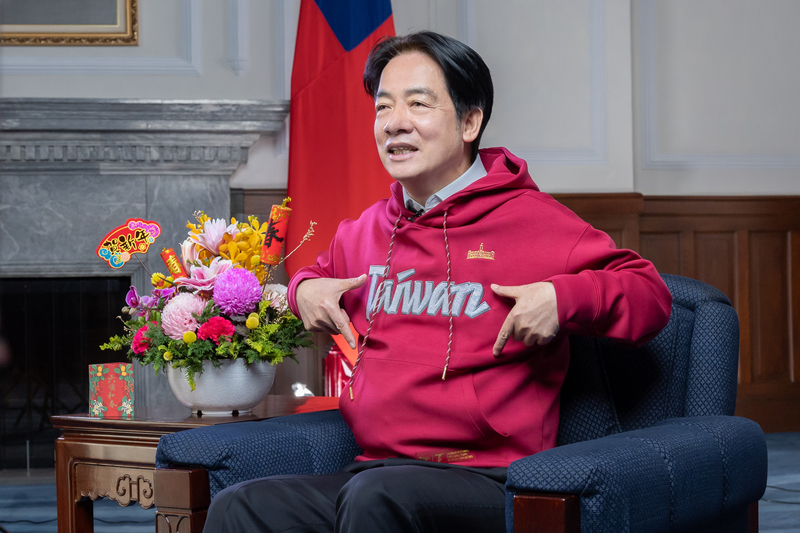 Le Président Lai Ching-te a prononcé un message aux Taïwanais à l'occasion du nouvel an lunaire （photo: CNA）