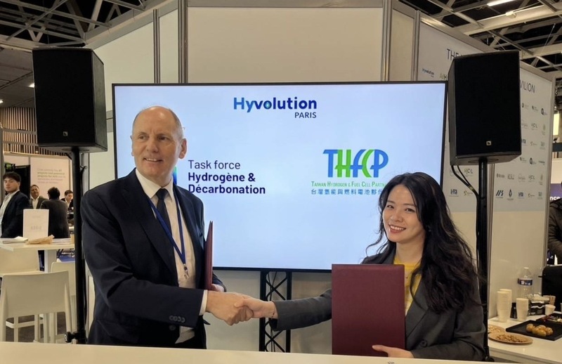 Taïwan signe des coopérations avec quatre pays au salon Hyvolution 2025 de Paris (photo CNA)