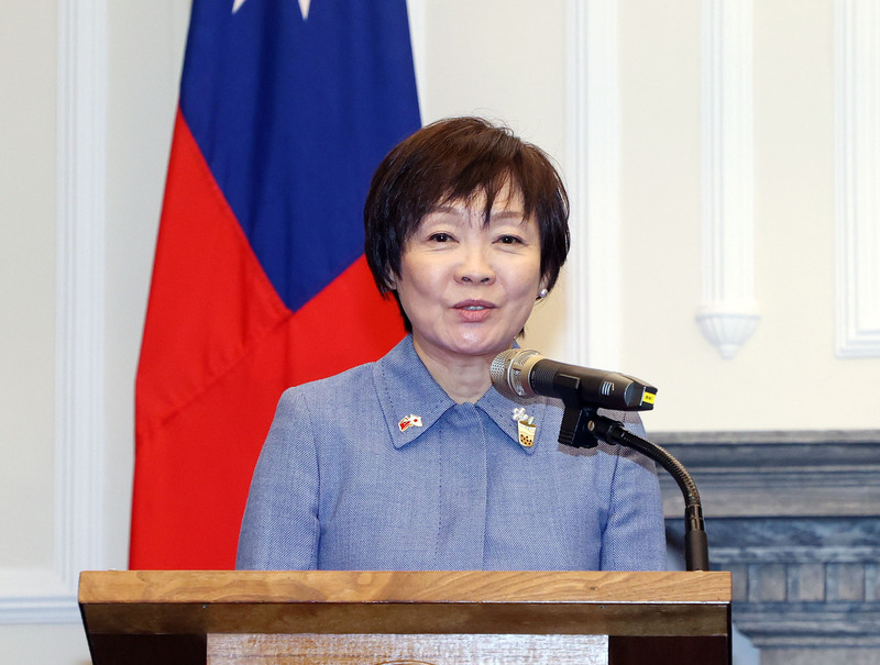 Akie Abe au Palais présidentiel (Photo CNA)