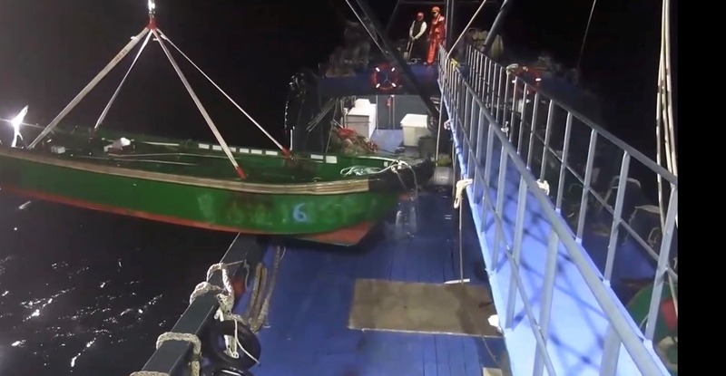 Photo d'illustration des garde-côtes taïwanais qui saisissent un bateau de pêche chinois (Photo des gardes-côtes)
