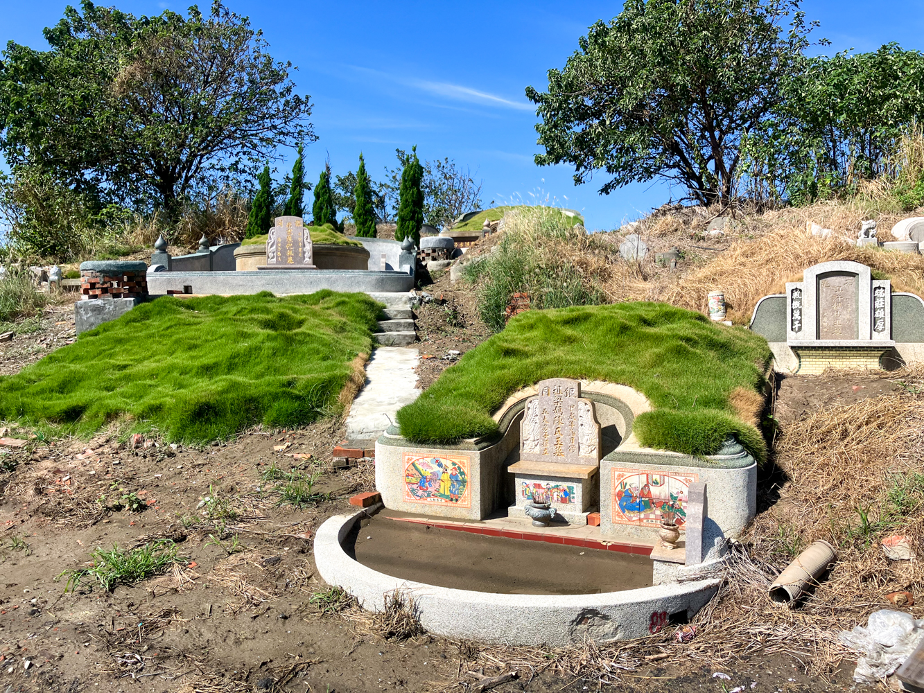 Cimetière près de Lukang (photo : Sasa)