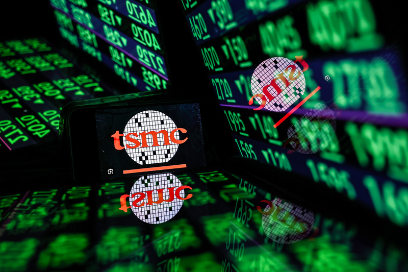 La valeur des actions de TSMC dévisse face aux tarifs douaniers américains (photo CNA)