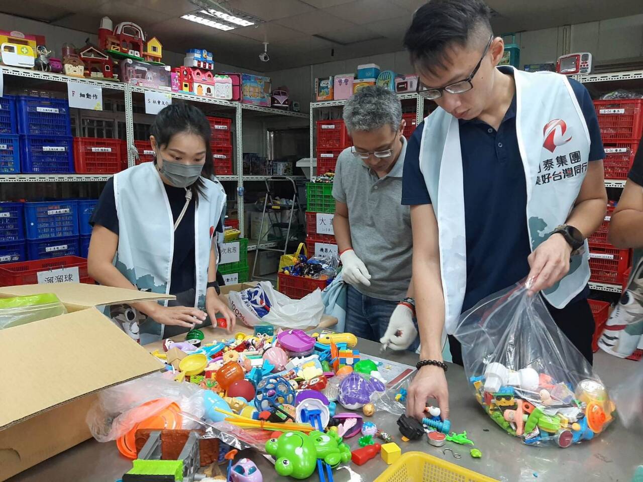 Recyclage des jouets comme démarche éducative (photo fournie par Chang Wei-ting)