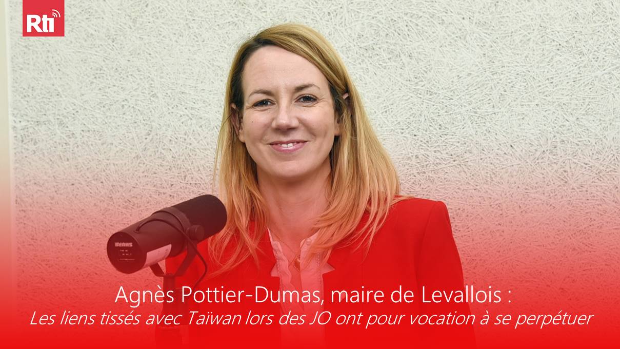 La maire de Levallois, Agnès Pottier-Dumas, au studio de Rti