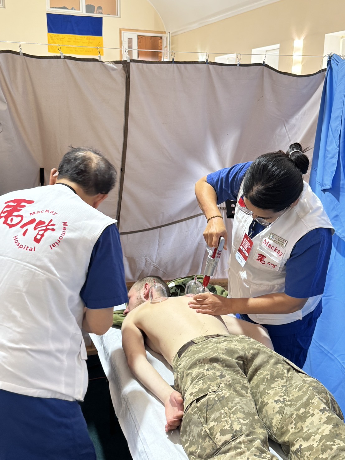 La mission de l'Hôpital mémorial Mackay en Ukraine (photo Mackay)