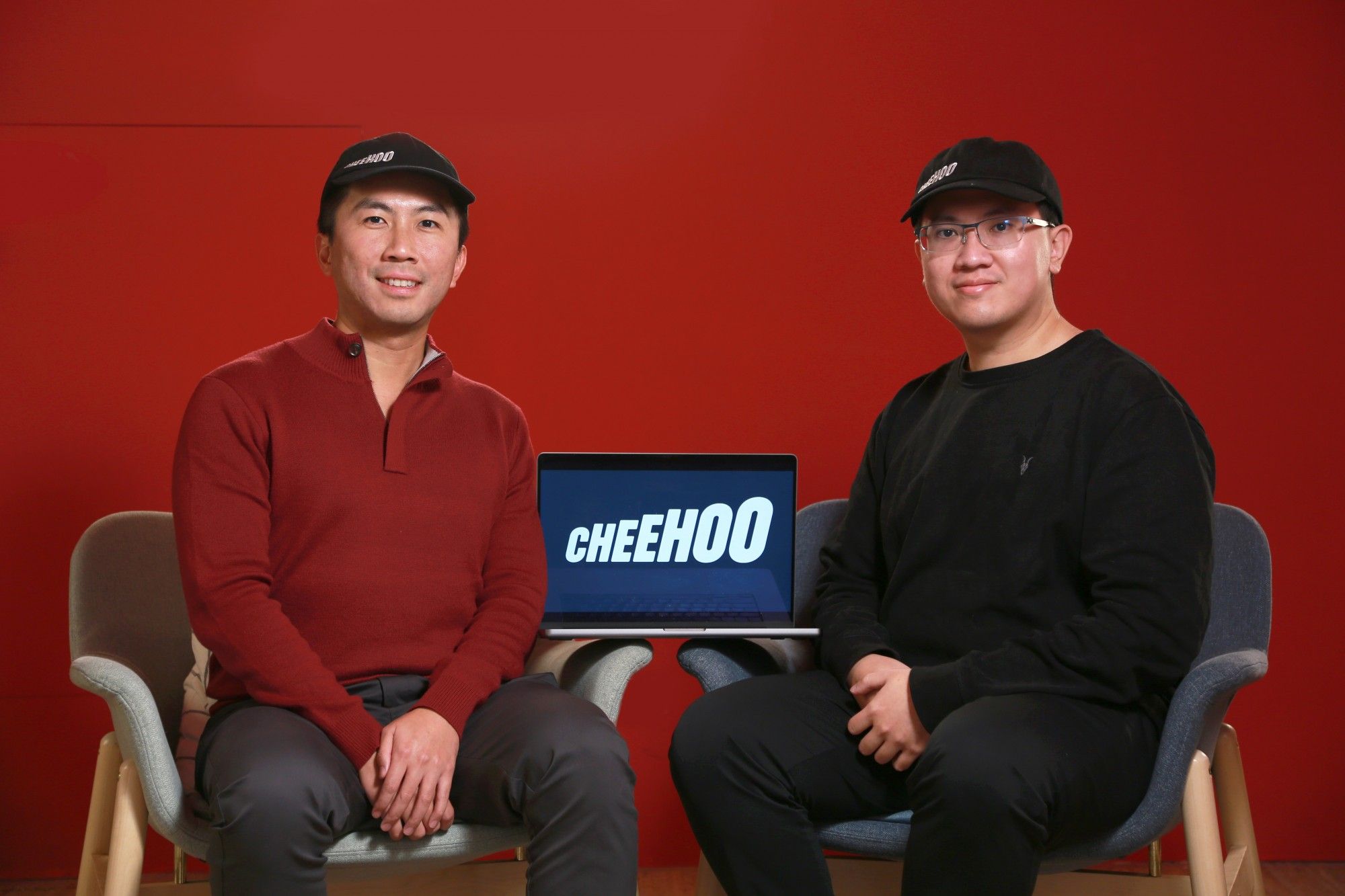 Hubert Tsai et Kuo Wei-cheng cofondateurs de Cheehoo (photo Meet Global)
