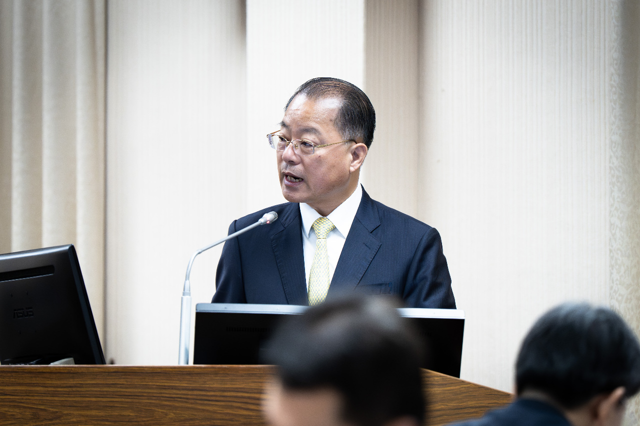 Huang Ming-chao (黃明昭), vice-directeur du Bureau de la sécurité nationale, l'agence des renseignements taïwanaise (Image : RTI)