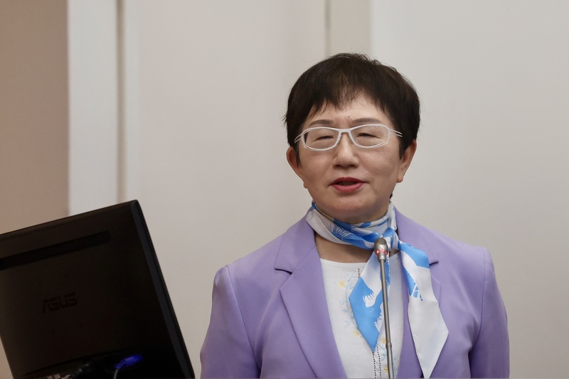 La ministre des finances Chuang Tsui-yun évoque les étapes nécessaires avant la mise en place du fonds souverain (photo CNA)