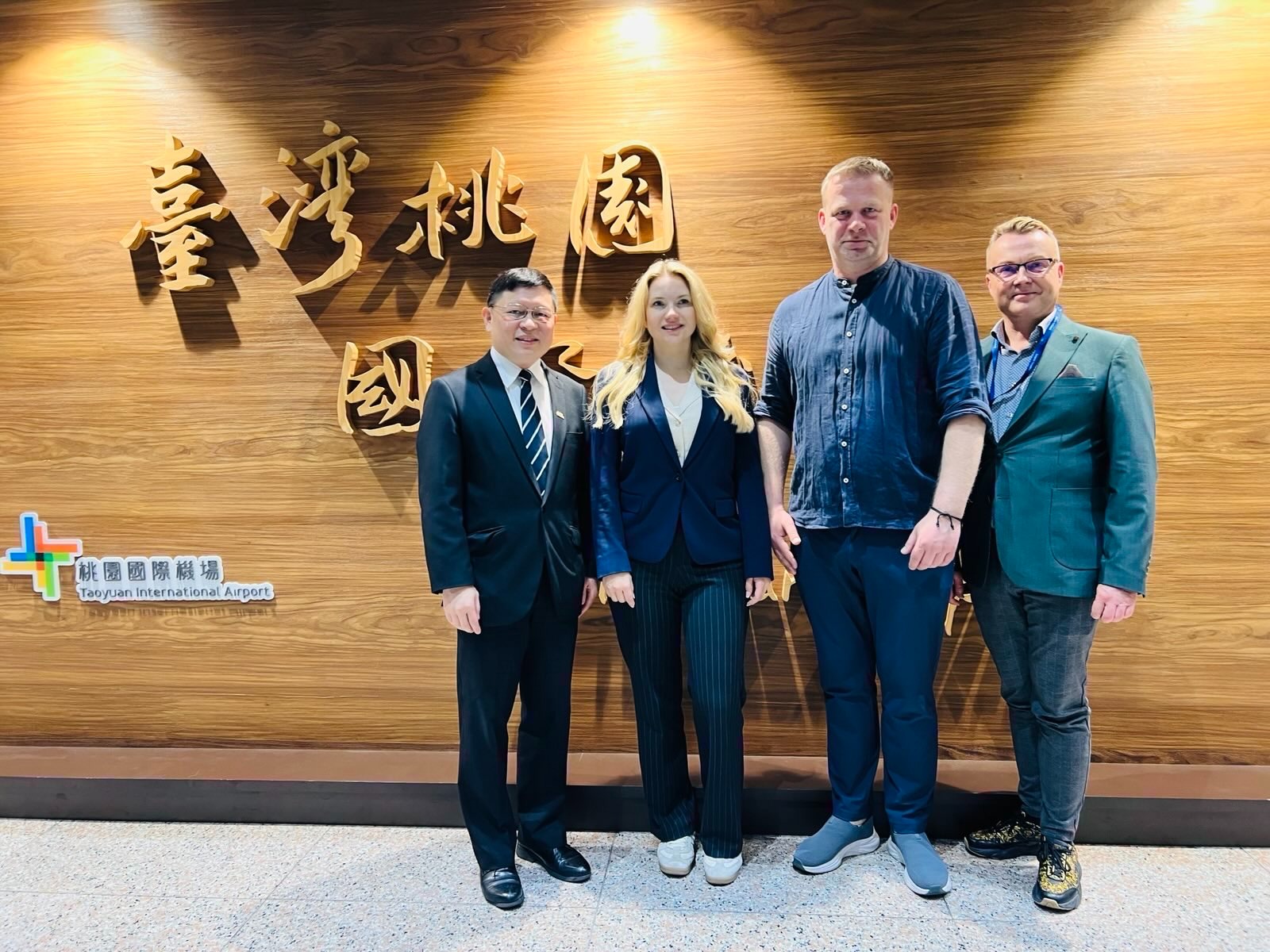 La délégation européenne est arrivée le 25 à Taïwan (photo : ministère des Affaires étrangères)