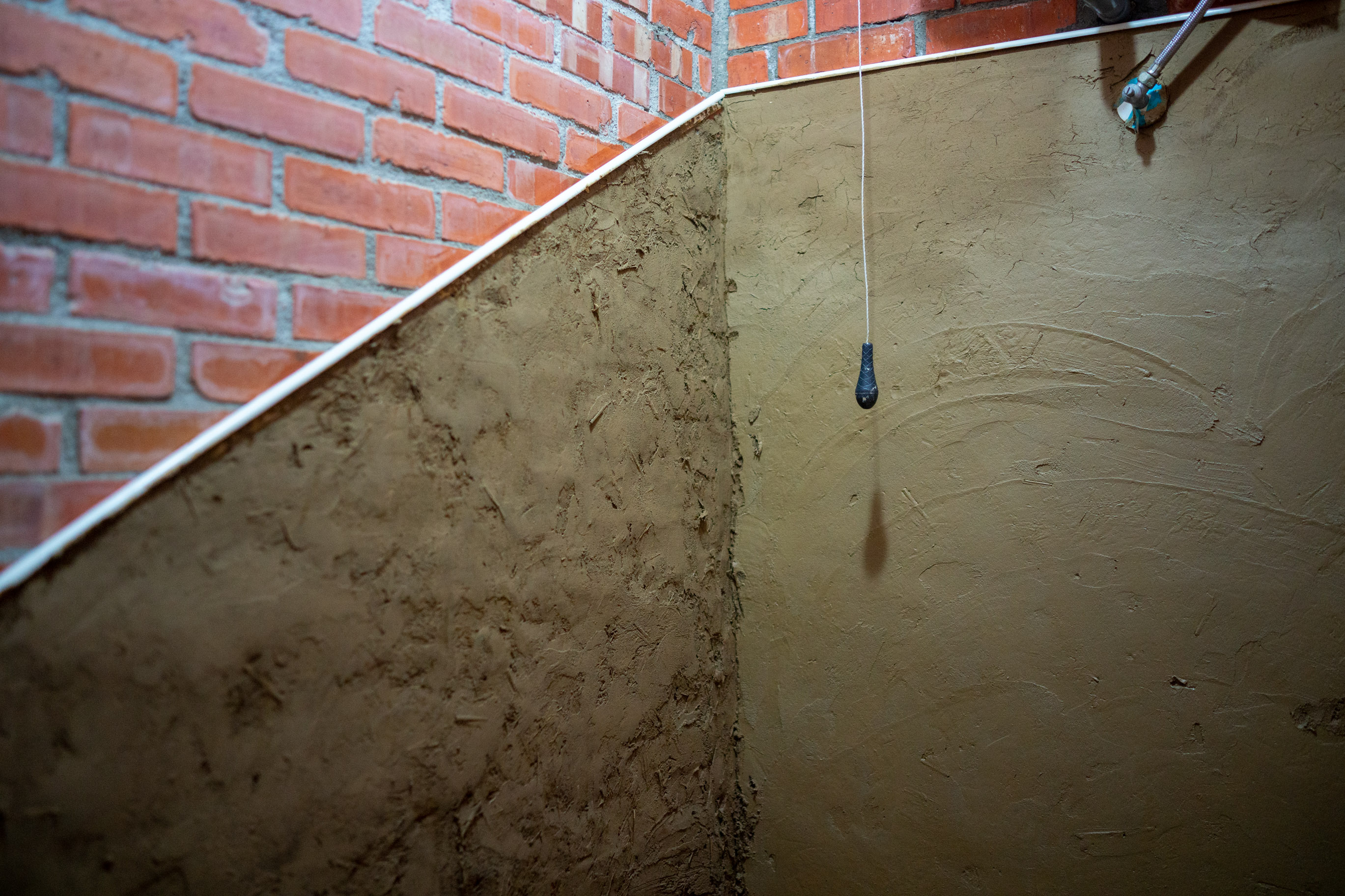 A gauche : première couche / à droite : deuxième couche (plus lisse) © Sasa