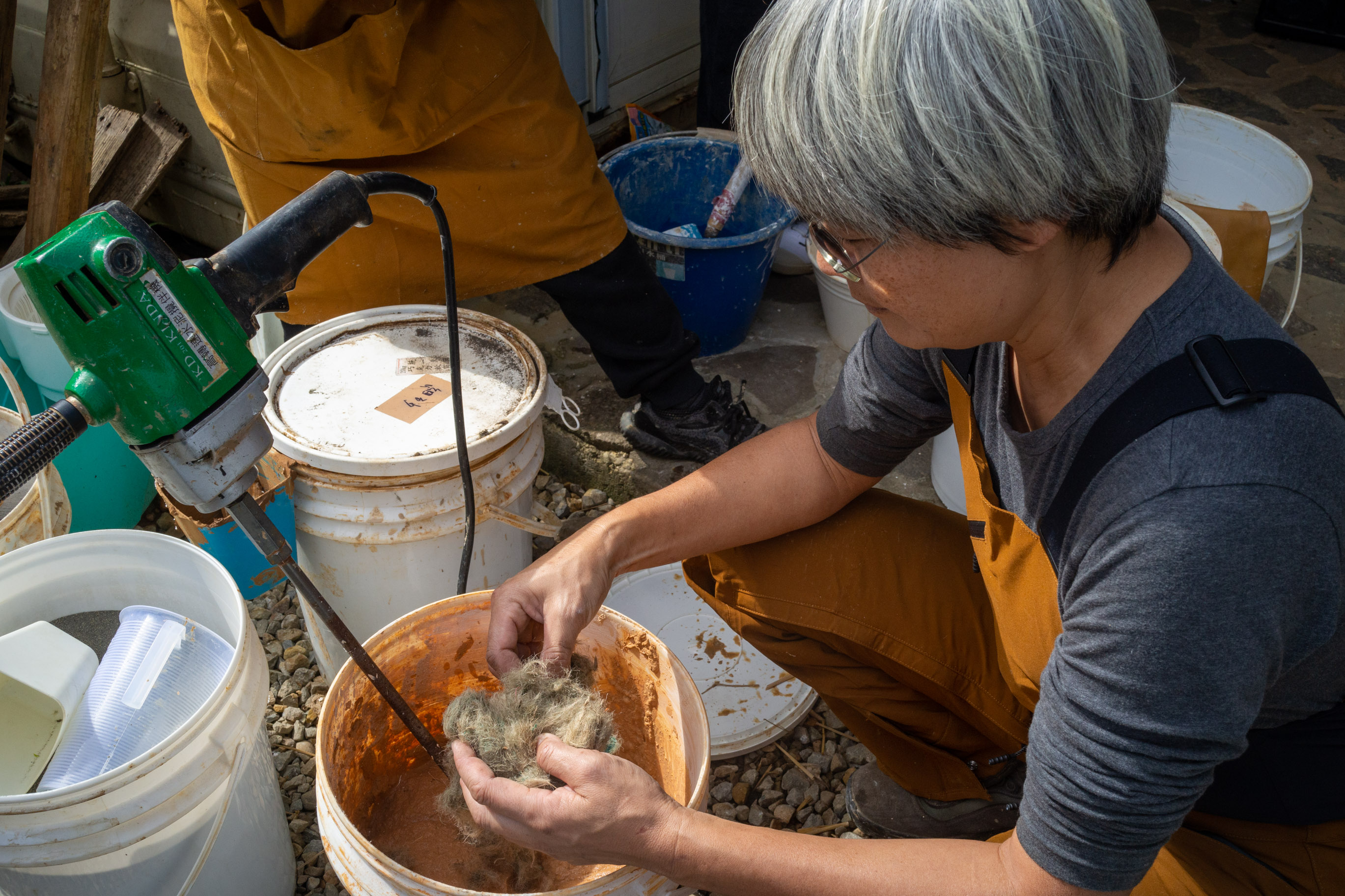 Ajout de fibres de chanvre © Sasa