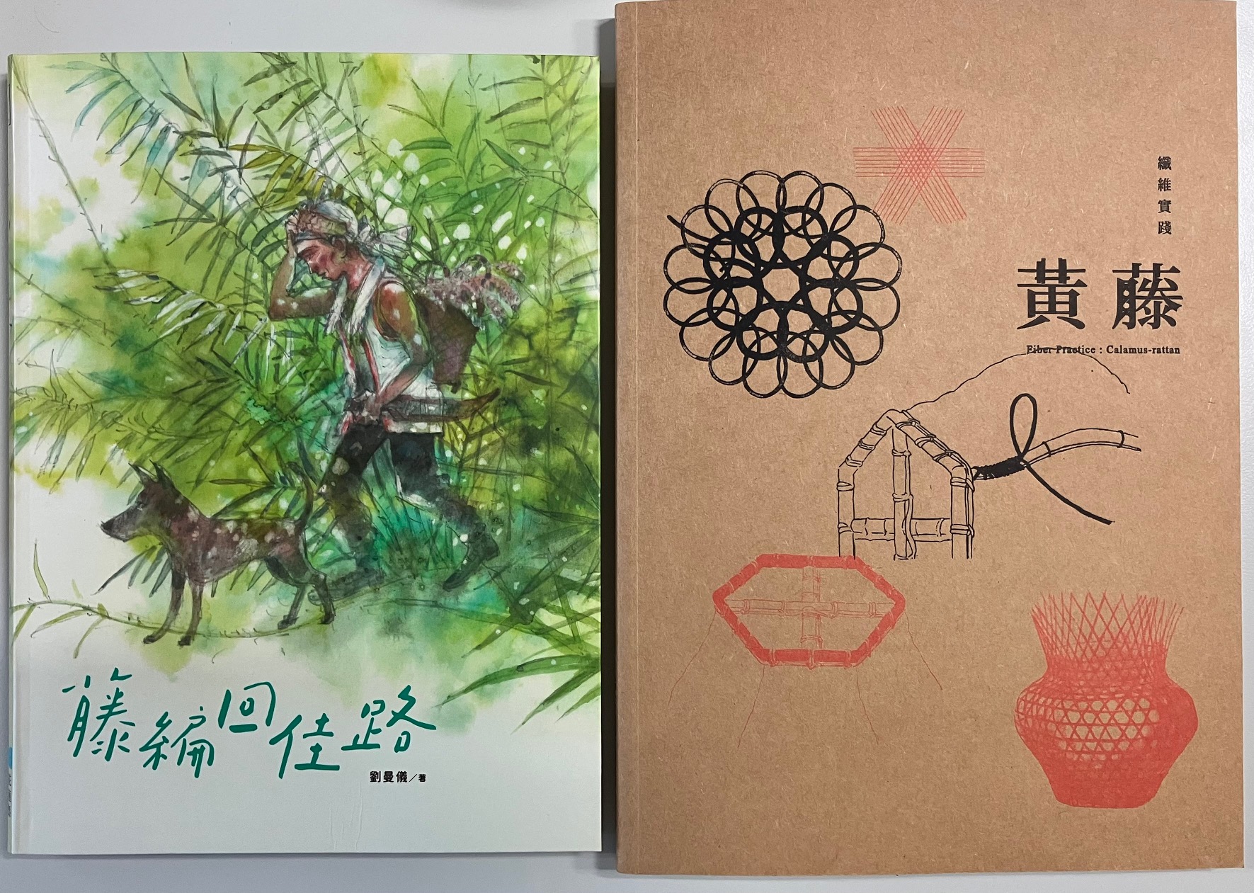 Deux livres en chinois sur le rotin (cf. liens dans l'article)